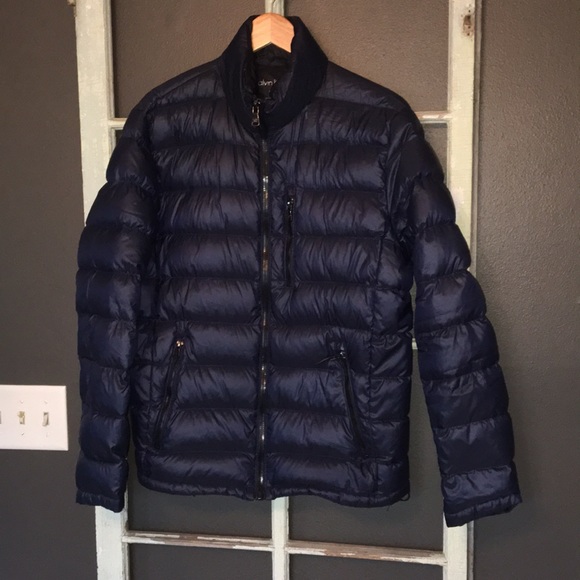 calvin klein padded jacket mens